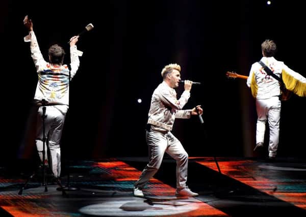 Take That live at Sheffield Arena on Monday