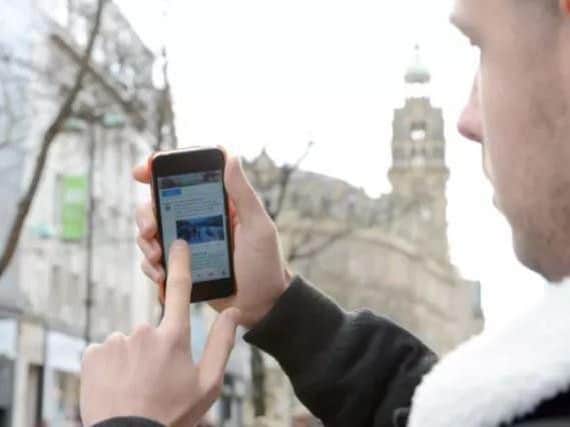 Free Wi-Fi will first be available around Sheffield's shopping district and the city's theatres