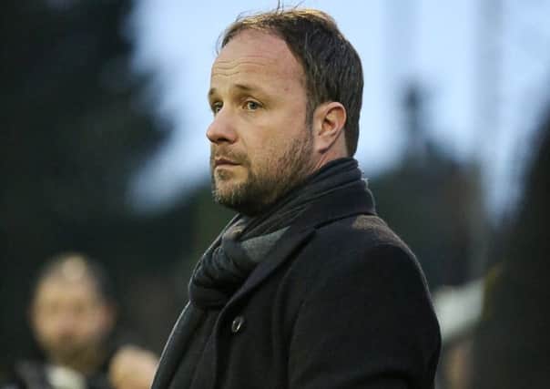 Sheffield FC  Boss Mark Shaw- feels Club are close to becoming a good side. Pic by Ben Webster