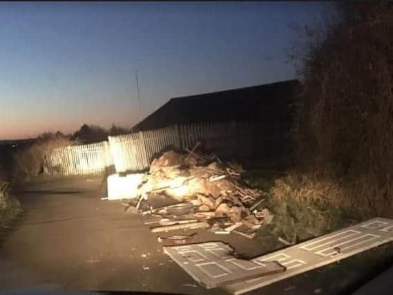 Fly-tipping has been reported to Sheffield Council