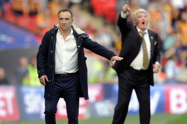 Flashback: Rival managers on the touchline Carlos Carvalhal and Steve Bruce