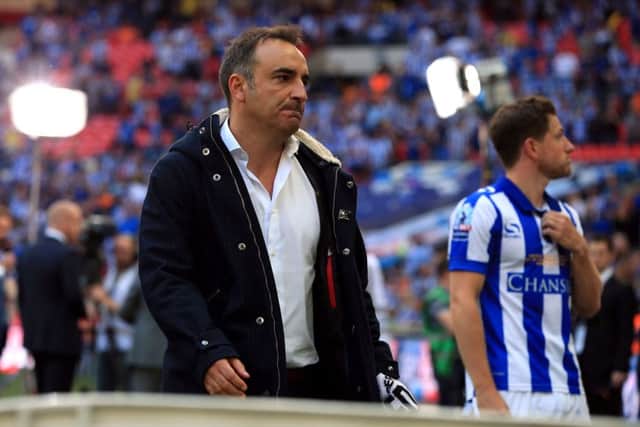 Sheffield Wednesday manager Carlos Carvalhal after the Championship Play-Off Final at Wembley Stadium, London. PRESS ASSOCIATION Photo.