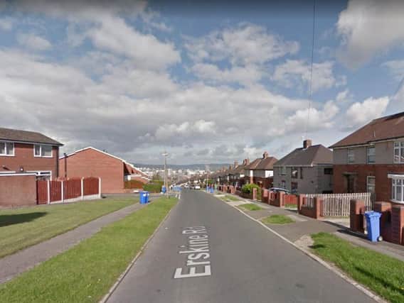 Two men were stabbed in the neck in the Erksine Road area of Heeley, in two separate incidents four days apart