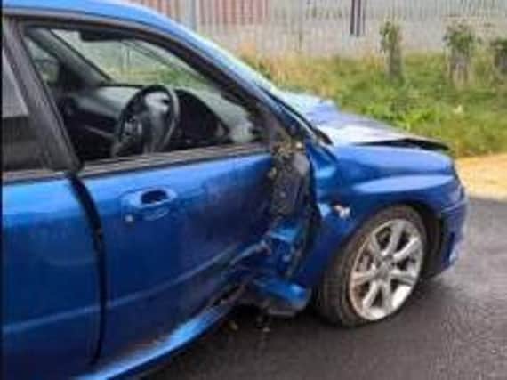 A man has been arrested on suspicion of drink-driving following a one-vehicle collision in Doncaster this morning