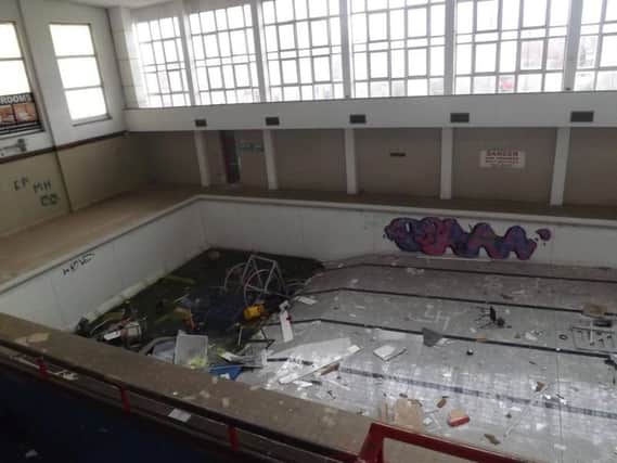 Chapeltown Baths have fallen into a state of disrepair in the 22-months since its closure. Picture: Azzy Explores
