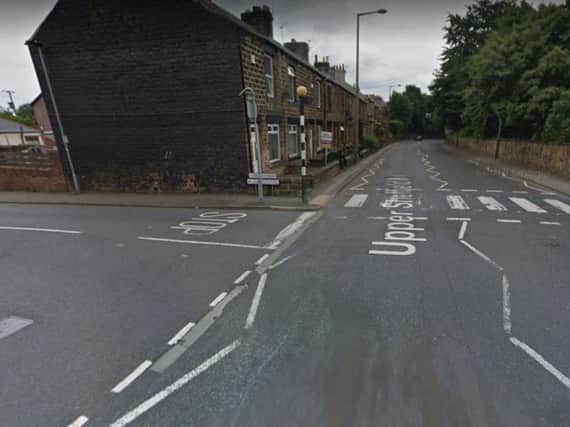 A collision occurred at the junction of Knowle Road and Upper Sheffield Road, Barnsley