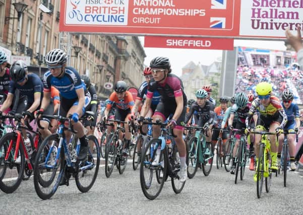 HSBC Sheffield Cycle Grand Prix
Start of the womens race