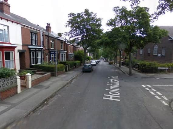 A robber struck in Holmhirst Road, Woodseats