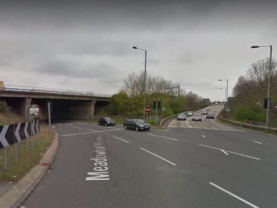 A woman was robbed in an underpass in Rotherham