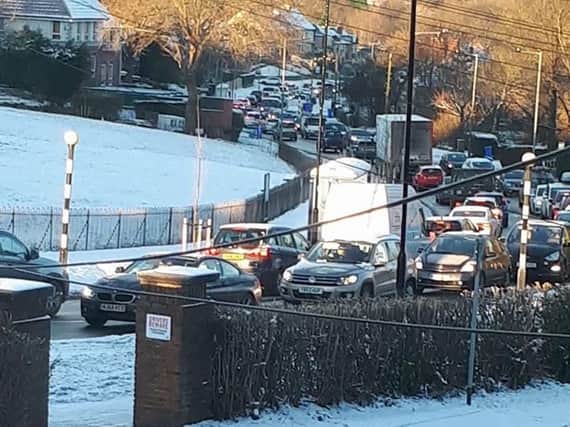 Traffic jams in Sheffield - Picture: Maria Green