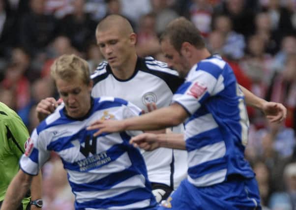 Richie Wellens, during his first spell with Rovers, with James Coppinger
