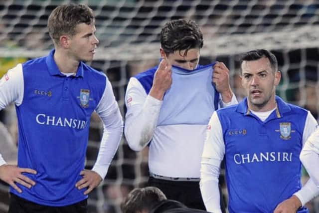 Joost van Aken, Adam Reach and Ross Wallace during last week's defeat to Norwich City
