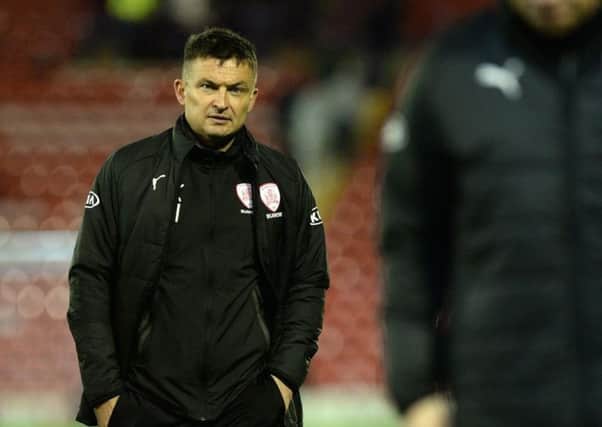 A disappointed Paul Heckingbottom after defeat to Cardiff City