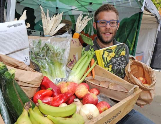 Tom Ukleja, of Riverford Organic Farmers at the Sheffield Food Festival.