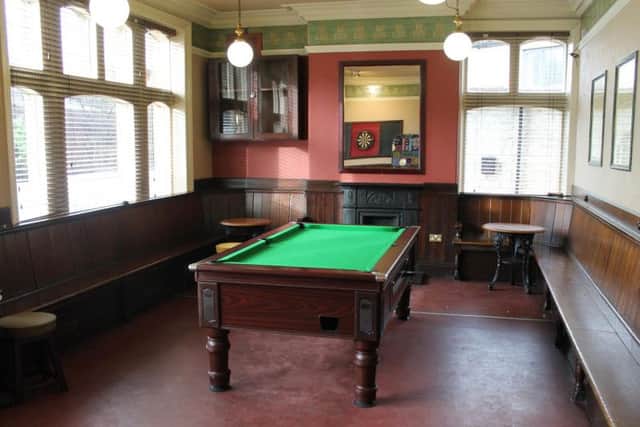 The Tap Room at The Friendship pub in Stocksbridge, which was once used for gambling on dominoes (photo by Mick Slaughter)