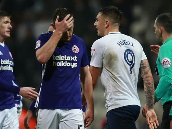 Jack O'Connell shows his frustration at Preston