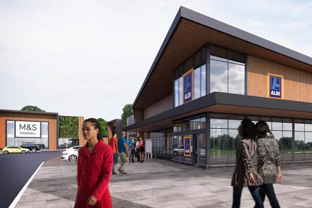 How the new retail park will look (St James Securities)
