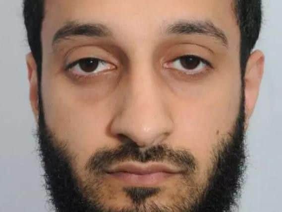 Mohammed Awan, 24, was jailed for 10 years today after being found guilty of three terrorism offences
