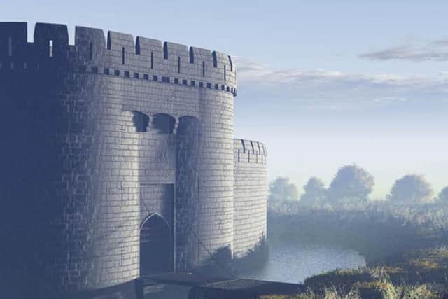 How Sheffield Castle may have looked (University of Sheffield)