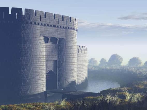 How Sheffield Castle may have looked (University of Sheffield)