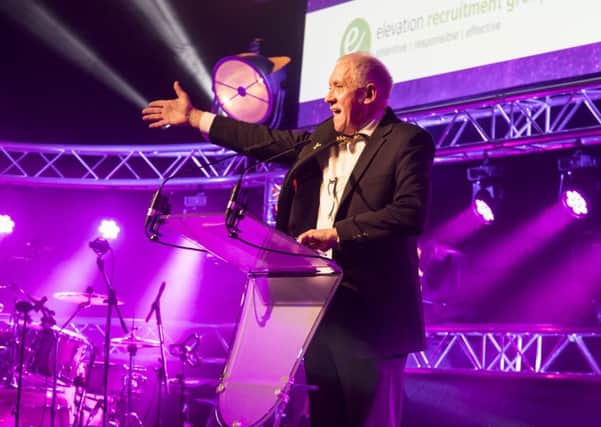 Harry Gration at the Sheffield Business Awards 2017