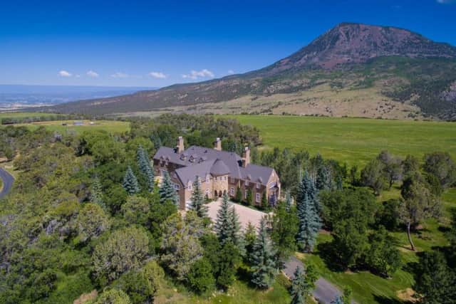 An aerial view of Joe Cocker's estate