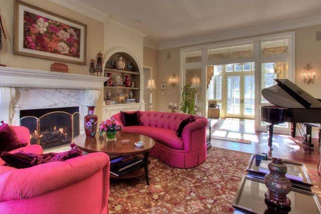 The drawing room at Mad Dog Ranch