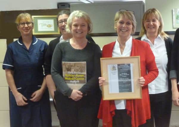 Staff at Stannington Medical Centre, left to right,  Alison Rayner, Tracey Dukes, Nicola Burke, Rita Perry, Julie Eastman and Ruth Garner.