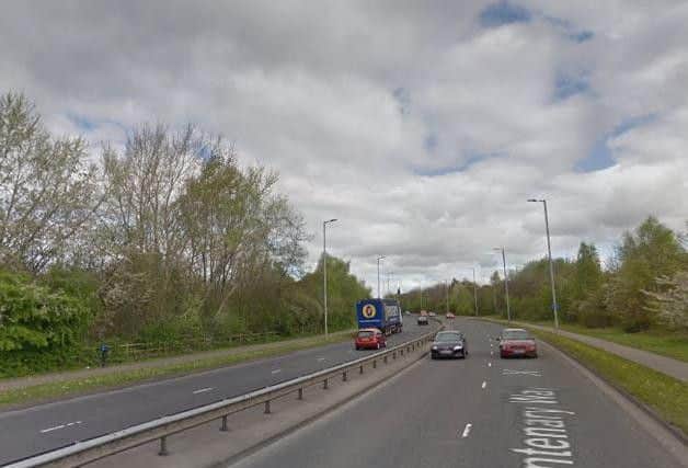 The A630 Centenary Way in Canklow, Rotherham, where the crash happened