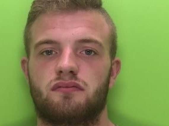 Benjamin Lawson, who is wanted by Nottinghamshire Police