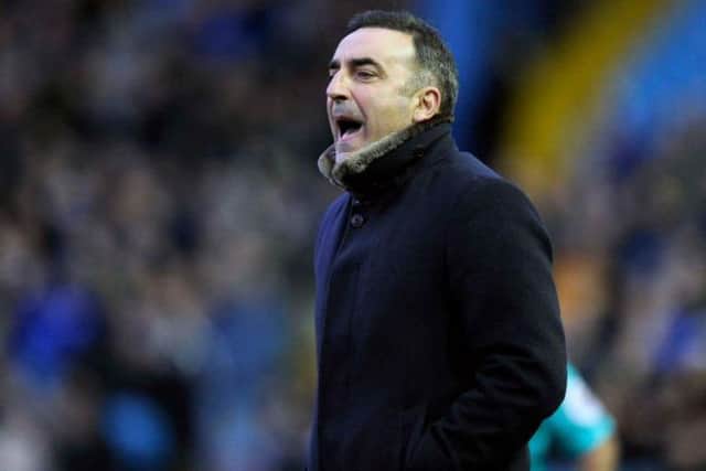 Sheffield Wednesday head coach Carlos Carvalhal during his side's 2-1 defeat to Middlesbrough