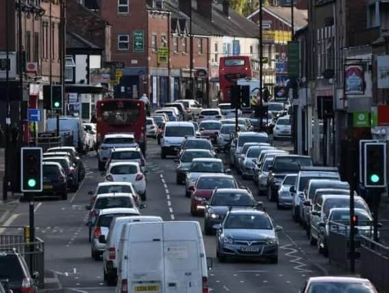 The A61 Chesterfield Road, which has been described as Sheffield's worst road, is included on the list