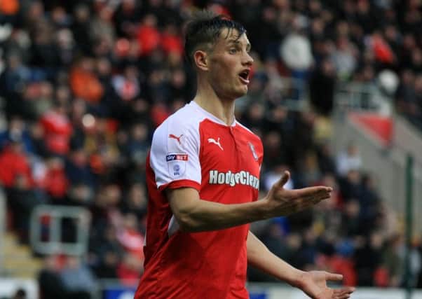 Jerry Yates started for Rotherham, with Kieffer Moore on the bench