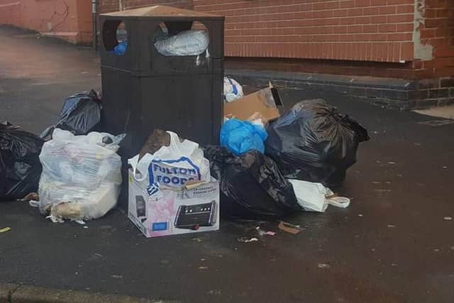 Mess on Boxing Day morning in Page Hall. Picture: Shaun Outram