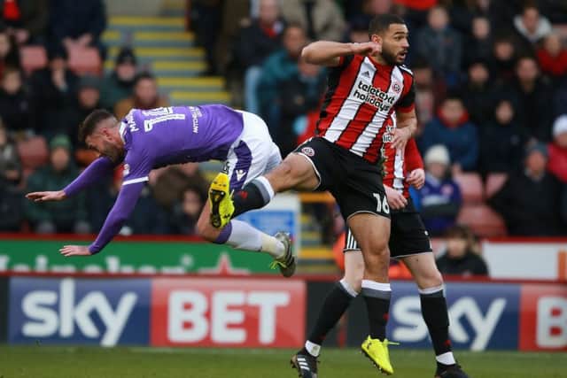 Cameron Carter-Vickers challenges Gary Madine