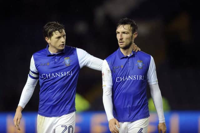 Not a happy New Year for the Owls and Adam Reach and Morgan Fox......Pic Steve Ellis