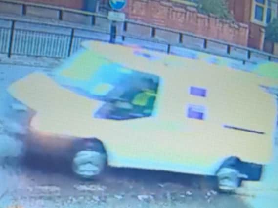 An appeal has been lodged for the occupants of this white van to come forward as police believe they may have witnessed an attack on a man in Balby in Doncaster.
