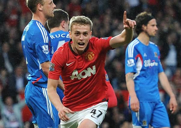 Manchester United's James Wilson is believed to be a target for Sheffield United