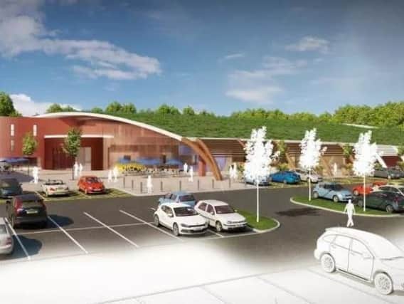 How the service station planned by Extra at Smithy Wood could look