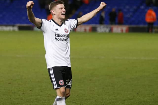 Regan Slater celebrates victory. Pictures: Simon Bellis/Sport Image