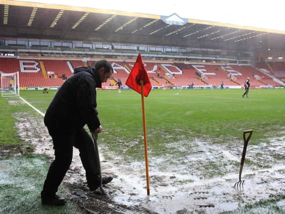 What's the weather going to be like at Bramall Lane on Friday night?