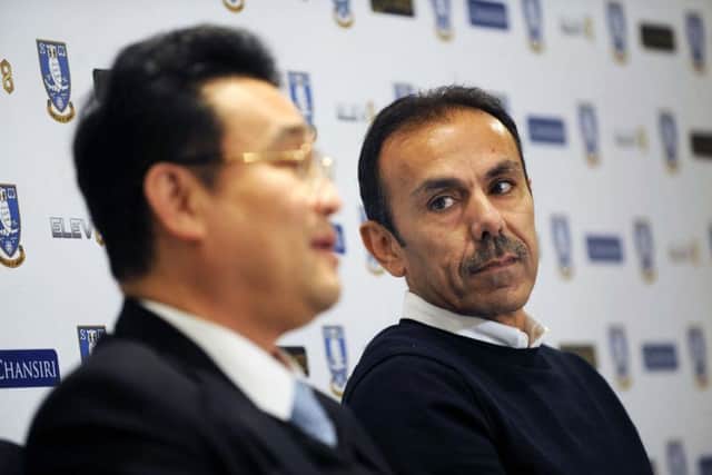 New Sheffield Wednesday manager Jos Luhukay and chairman/owner Dejphon Chansiri.