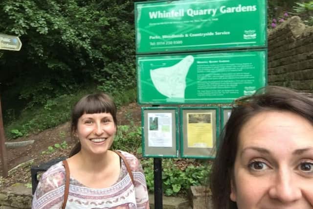 The pair rated Whinfell Quarry Gardens as one of Sheffield's best hidden gems (photo: Jenni Sayer/Laura Appleby)