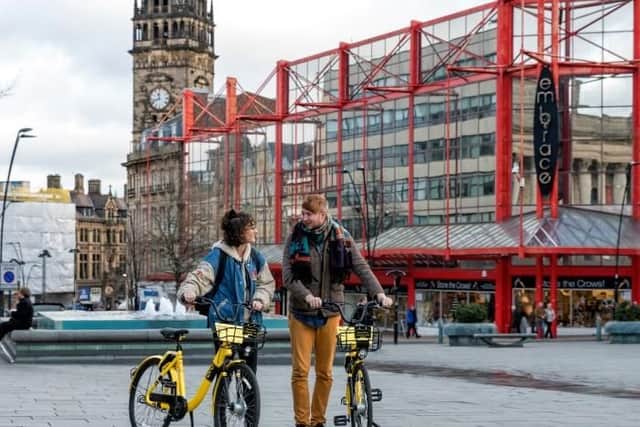 A dockless bike scheme has been launched in Sheffield