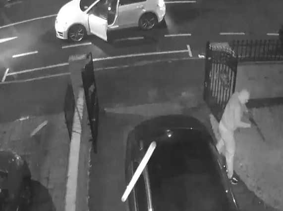 CCTV of the incident.