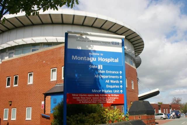 Montagu Hospital in Mexborough