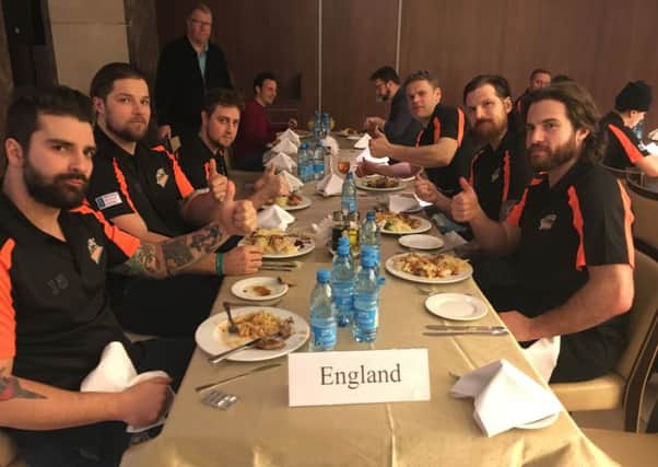 Dinner with the Steelers - at the back end of a very long day