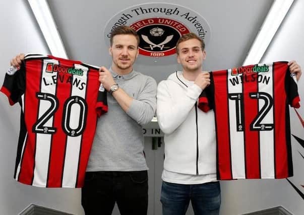 Lee Evans and James Wilson, Sheffield United's new signings, could make their debuts against Sheffield Wednesday tomorrow.