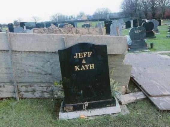 Headstone at Eckington Cemetery