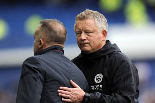 Chris Wilder led United to victory in the last derby back in September